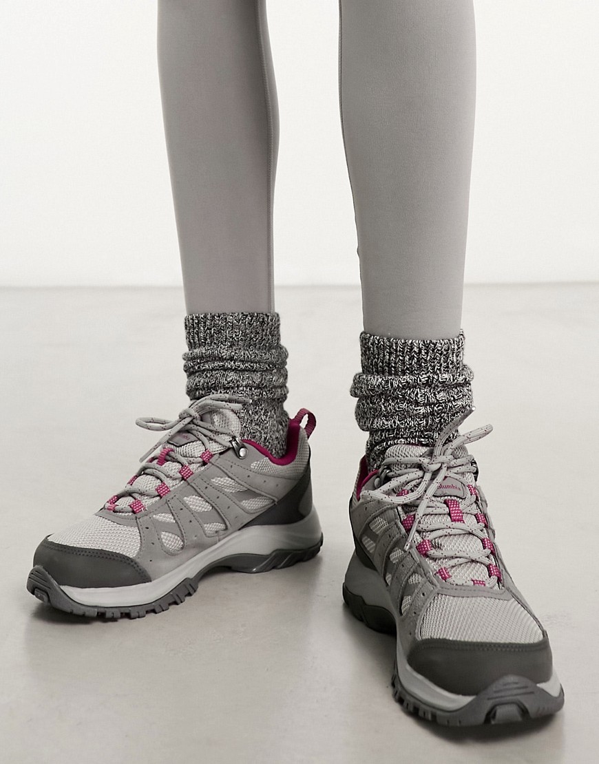 Columbia Redmond III waterproof hiking shoes in grey-Brown