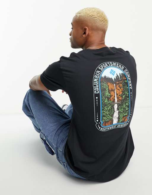 Columbia - Retro Festival - T-shirt met print op de achterkant in zwart