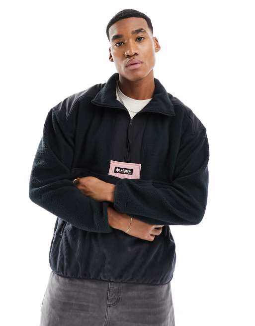 Columbia - Riptide - Pile nero con zip corta