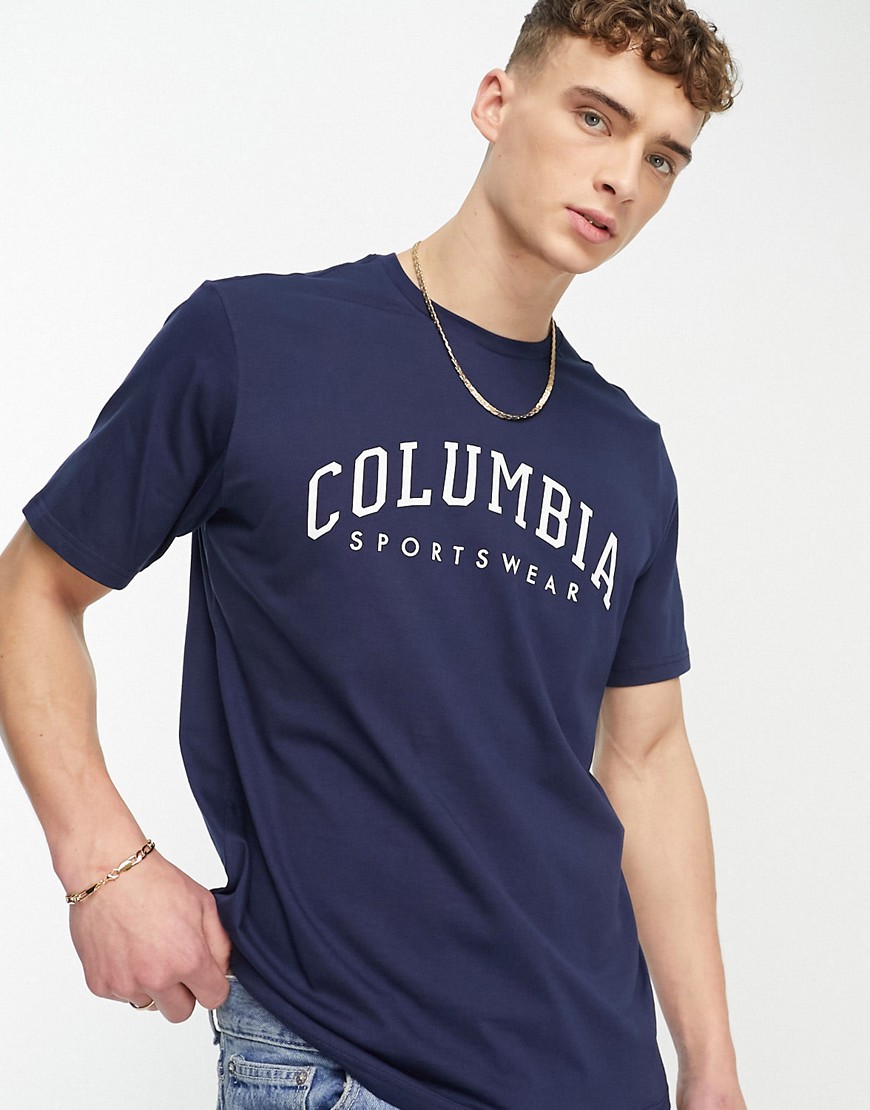 Columbia rockaway river graphic t-shirt in navy