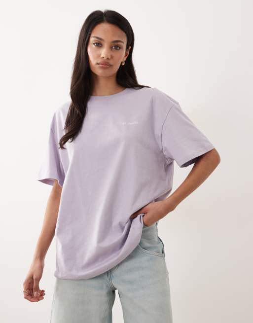 Columbia – Rolling Bend – Fioletowy T-shirt oversize z grafiką, 2 z 4