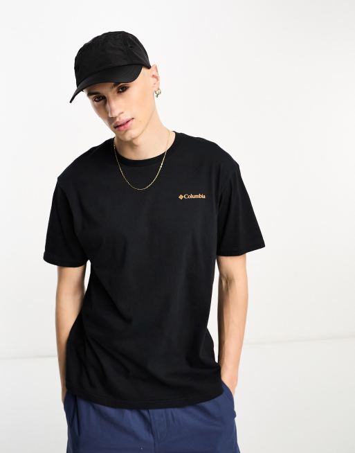 Columbia Rollingwood Park backprint t-shirt in black exclusive to