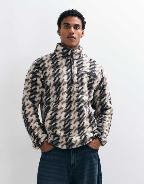 Columbia Rugged Ridge high pile full zip fleece in multi - view 1