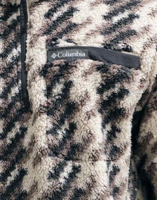 Columbia Rugged Ridge high pile full zip fleece in multi, 5 of 5
