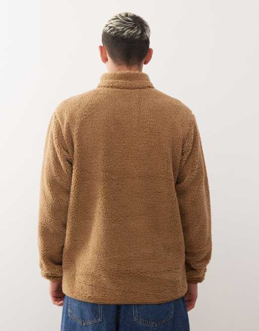 Columbia - Rugged Ridge - Hoogpolige fleece met rits in bruin, 3 van 5