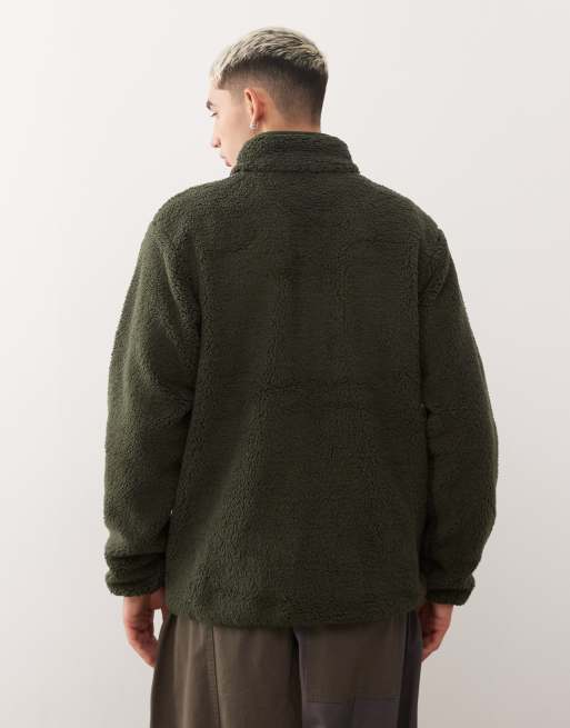 Columbia - Rugged Ridge - Hoogpolige fleece met rits in groen, 3 van 5