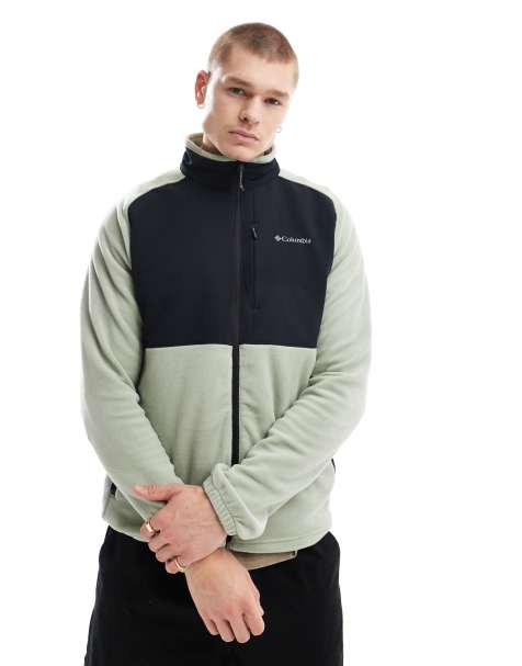 Columbia - Sage Peak - Fleece met rits in groen - view 1