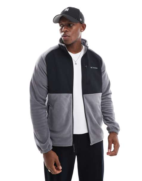 Columbia Sage Peak full zip fleece in grey - view 1