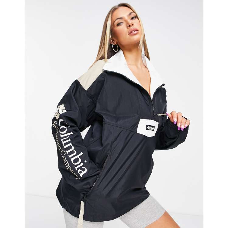 Columbia Santa Ana Anorak jacket in black | ASOS