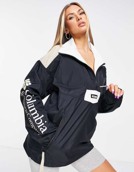 Columbia Santa Ana anorak jacket in black