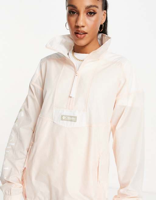 Columbia Santa Ana Anorak jacket in pink Exclusive at ASOS | ASOS