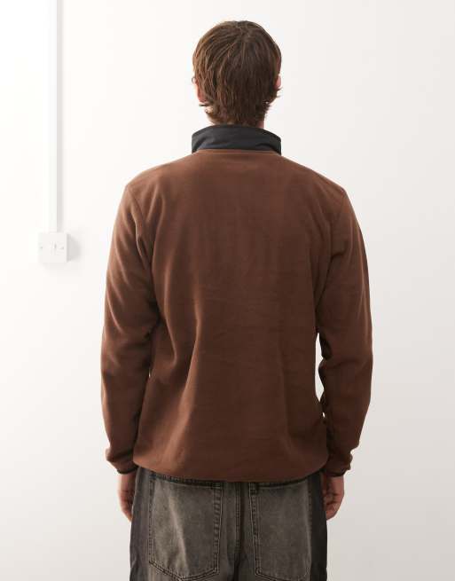 Columbia - Sequoia Grove - Fleece met halve rits in bruin, 3 van 5