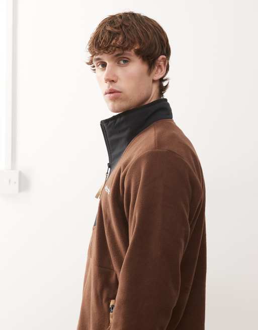 Columbia - Sequoia Grove - Fleece met halve rits in bruin, 4 van 5