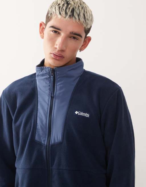 Columbia – Sequoia Grove – Fleecejacke in Blau mit Reißverschluss, 5 von 5