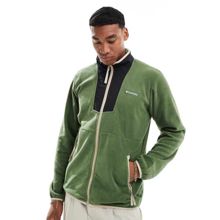 Columbia Sequoia Grove full zip fleece in green | ASOS