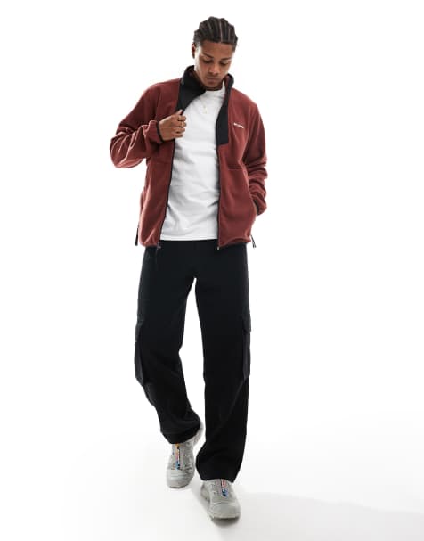 Columbia Sequoia Grove full zip fleece in red - view 1