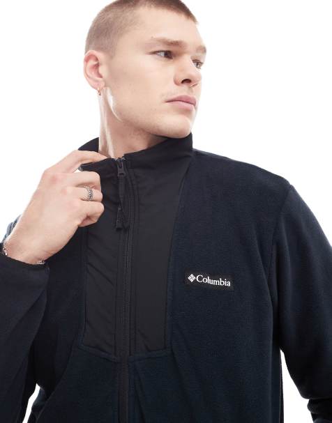 Columbia Sequoia Grove half zip fleece in black - view 1