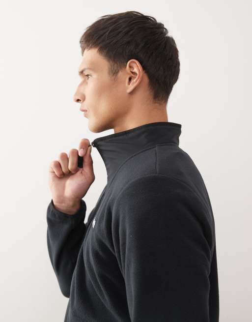 Columbia Sequoia Grove half zip fleece in black, 4 of 5