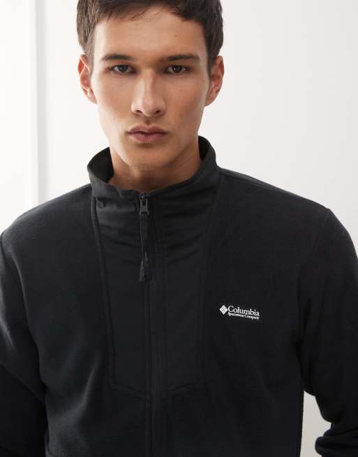 Columbia Sequoia Grove half zip fleece in black, 5 of 5