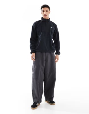Columbia Sequoia grove half zip fleece in black - view 1
