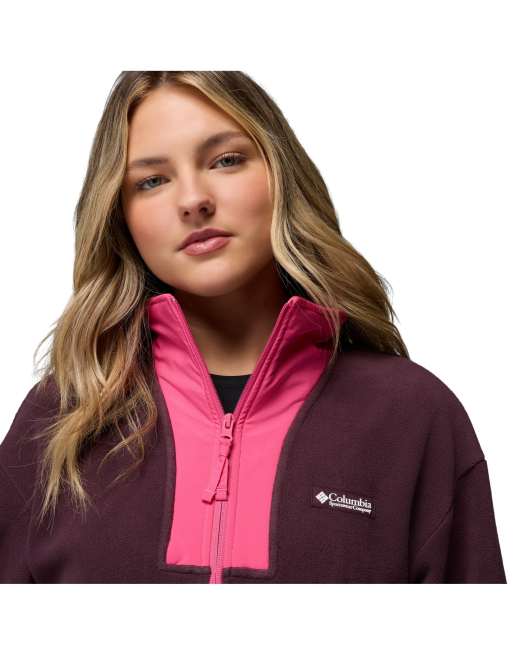 Columbia Sequoia grove ii full zip in pink, 3 of 4