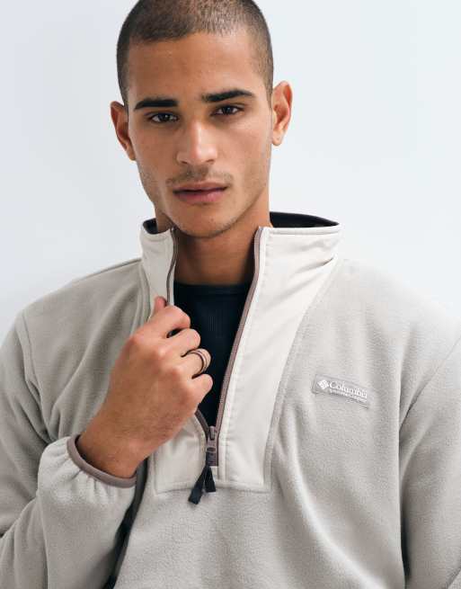 Columbia Sequoia Grove II half zip fleece in grey multi, 3 of 5