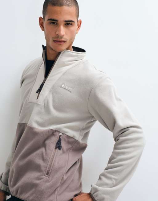 Columbia Sequoia Grove II half zip fleece in grey multi, 5 of 5