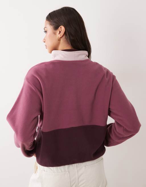 Columbia Sequoia Grove II half zip fleece in purple multi, 4 of 4