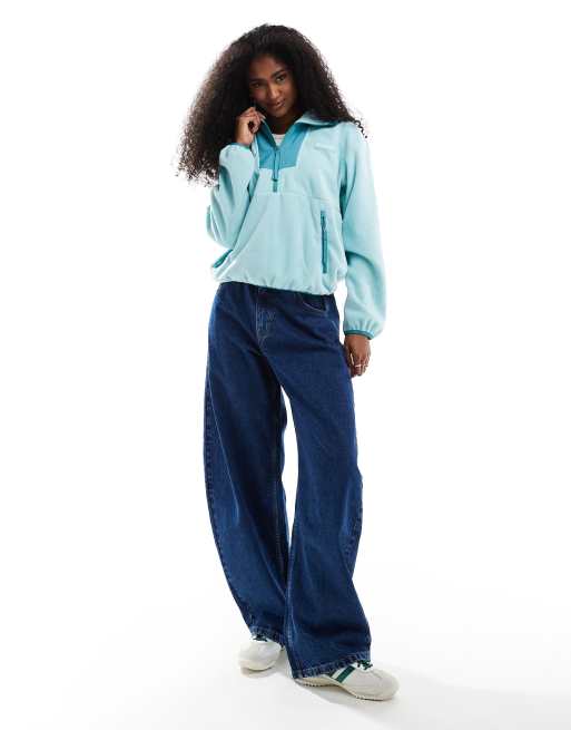 Columbia - Sequoia Grove - Pile blu con zip corta, 4 di 4