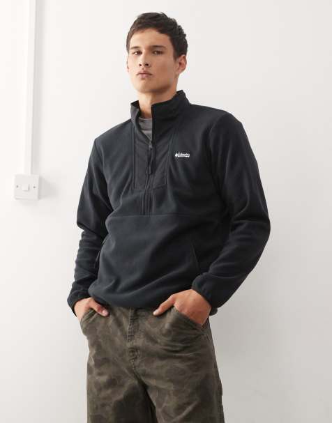 Columbia - Sequoia Grove - Sort fleece med halv lynlås - view 1