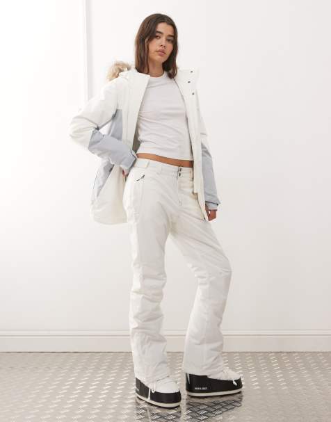 Columbia Shafer Canyon II insulated ski pant in cream - view 1
