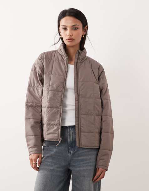 Columbia – Sienna Hill – Grå, quiltad jacka - view 1