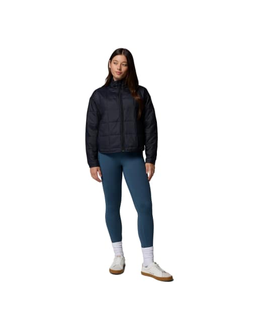 Columbia Sienna hill quilted jacket in black, 4 of 4