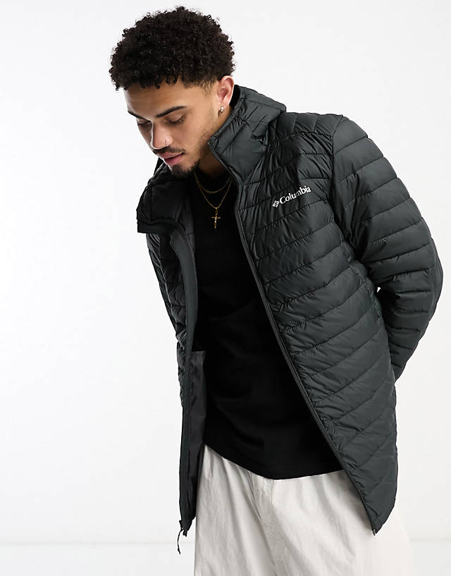 Columbia - silver falls hooded jacket in black