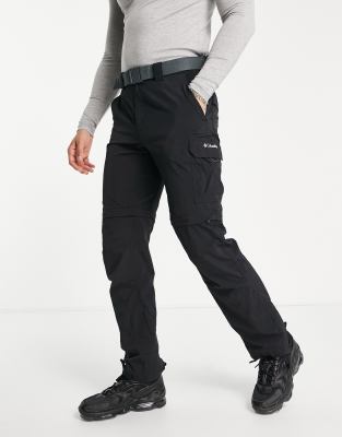 Columbia Silver Ridge II convertible cargo trousers in black