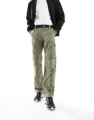 Silver Ridge utility convertible pants in khaki-Green