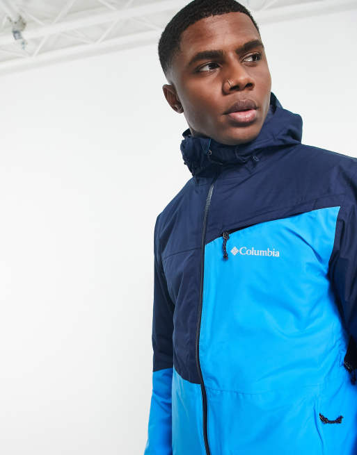 Columbia blue shop ski jacket