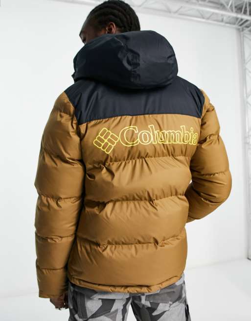Columbia - Ski Iceline Ridge - Piumino da sci marrone e nero, 3 di 4