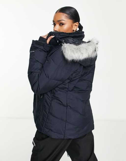 Columbia down jacket 2025 with fur hood