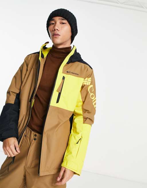 Columbia - Sku Timberturner II - Ski-jack in bruin met geel