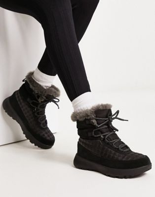 Columbia Slopeside Peak Luxe insulated boots in black | ASOS