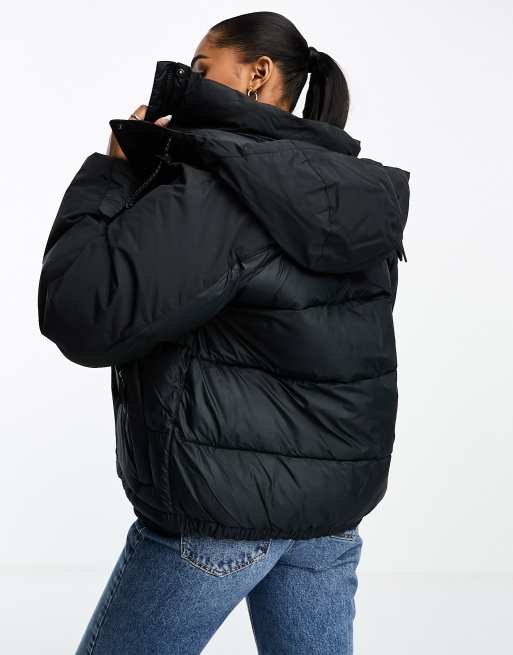 Columbia - Snowqualmie - Gewatteerd puffer jack met afneembare capuchon in zwart, 3 van 4