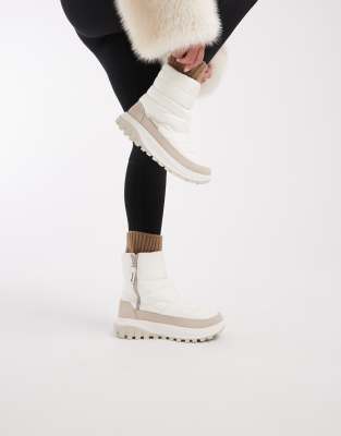 Columbia - Snowtrot - Bottes mi-hautes - Blanc