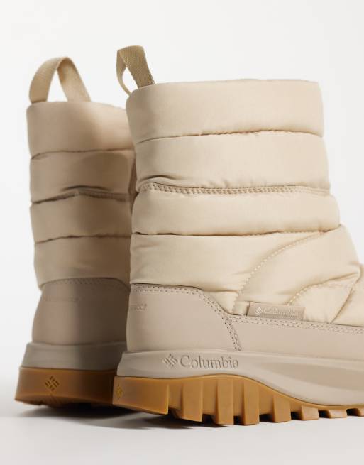 Columbia Snowtrot Mid boots in beige, 3 of 4