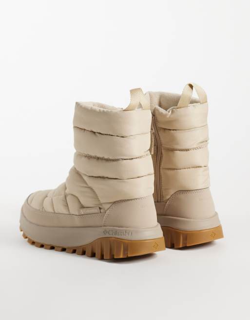 Columbia Snowtrot Mid boots in beige, 4 of 4