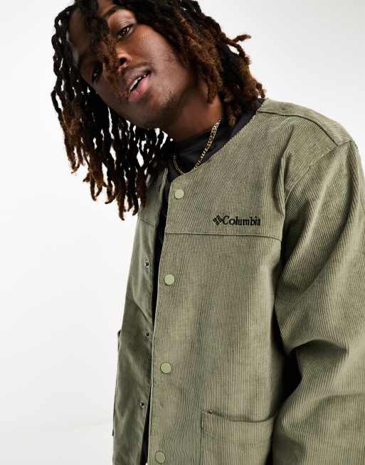 Columbia – Spencer Butte – Hemdjacke aus Cord in Khaki, exklusiv bei ASOS
