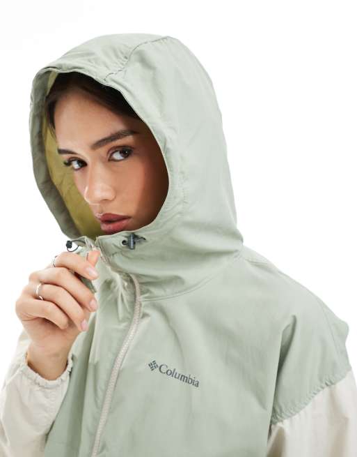 Giacca a vento cropped con cappuccio Spire Valley™ da donna