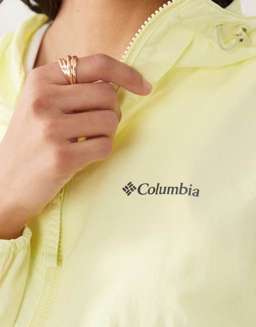 Columbia Spire Valley cropped windbreaker in yellow, 4 of 4