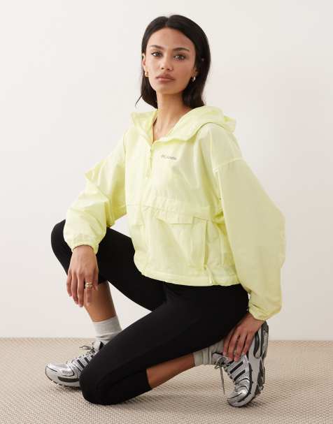 Columbia – Spire Valley – Cropped-Windjacke in Gelb - view 1