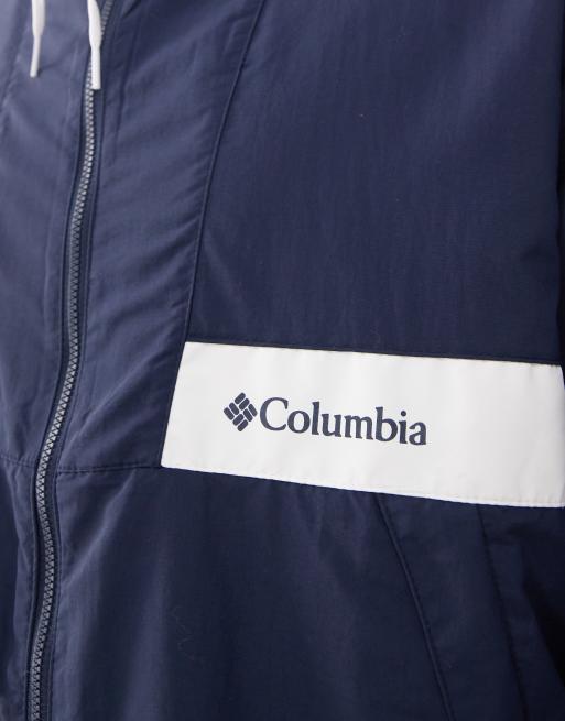 Columbia – Spire Valley – Granatowa wiatrówka z kapturem, 2 z 4